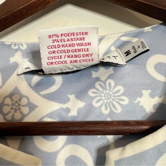 Gretchen Scott Jersey Split Neck Top in Arabesque - Picture 6 of 7